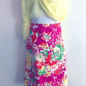 Talbots Cotton Multi-colored Skirt